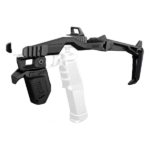 CORONHA TÁTICA PARA PISTOLA AIRSOFT P-IX RECOVER 20/20 STOCK CK PRETA - Imagem 2