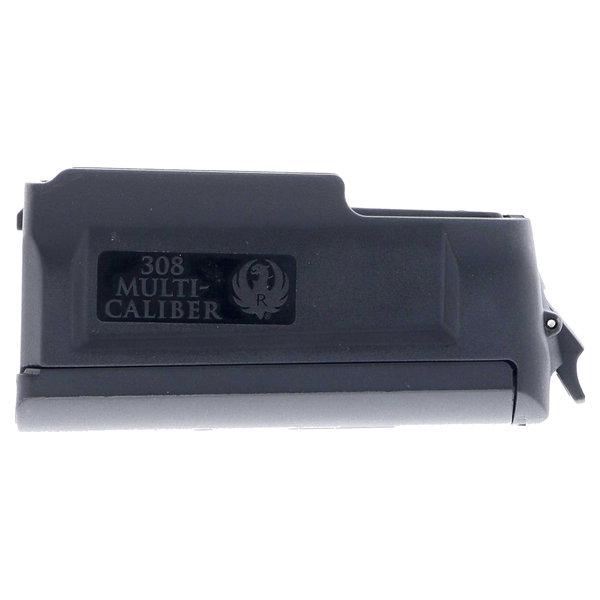 RUGER_.308_4-RDS_AMERICAN-RIFLE_POLI_PRETO_90689_RUGER_1 CARREGADOR 4 TIROS, CALIBRE .308 WIN, .243 WIN, 6.5 CREEDMOOR, RUGER, AMERICAN RIFLE, POLIMERO, PRETO, RUGER, 90689, USA - Imagem 1