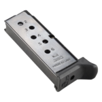 CARREGADOR 6 TIROS, CALIBRE .380 ACP, RUGER, LCP, METAL, PRETO, DURAMAG, 6X38141205RCPD, USA - Imagem 2