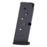 CARREGADOR 6 TIROS, CALIBRE .380 ACP, RUGER, LCP, METAL, PRETO, RUGER, 90333, USA