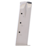 CARREGADOR 15 TIROS, CAL. 9MM, RUGER, P85/89/93/94/95/C9, METAL, NIQUEL, MEC-GAR, MGRP8515N, ITALIA