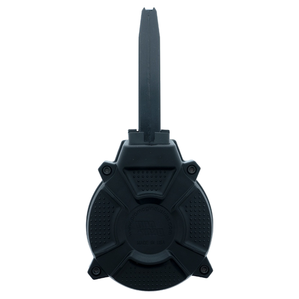 CARREGADOR 50 TIROS, DRUM, CALIBRE 9MM, RUGER, P SERIES, METAL/POLIMERO, PRETO, PROMAG, DRM-A49, USA - Imagem 4