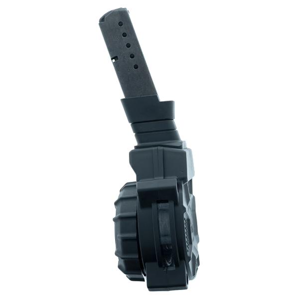 CARREGADOR 32 TIROS DRUM, CALIBRE .380 ACP, SMITH & WESSON, BORYGUARD, METAL/POLIMERO, PRETO, PROMAG, DRM-A40, USA - Imagem 3