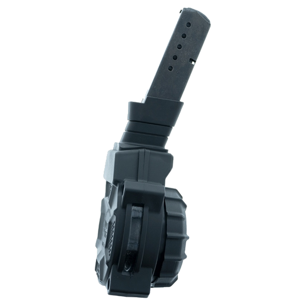 CARREGADOR 32 TIROS DRUM, CALIBRE .380 ACP, SMITH & WESSON, BORYGUARD, METAL/POLIMERO, PRETO, PROMAG, DRM-A40, USA - Imagem 4