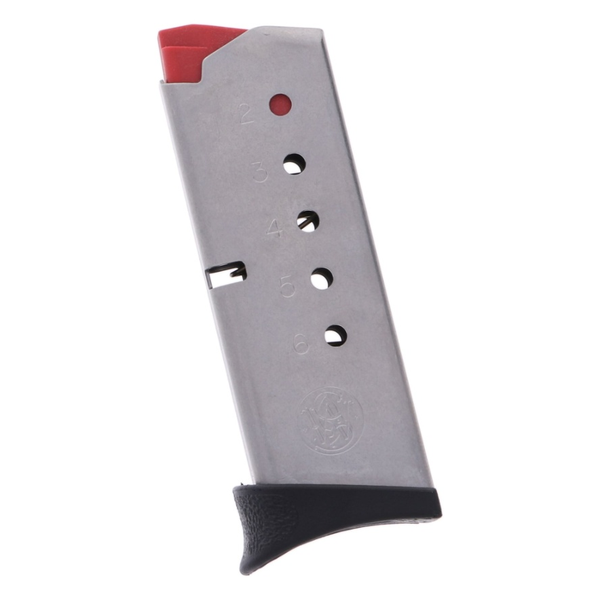 SMITH-WESSON_.380_6-RDS_BORYGUARD_ACO-INOX_SILVER_199300000_SMITH-WESSON CARREGADOR 6 TIROS, CALIBRE .380 ACP, SMITH & WESSON, BORYGUARD, AÇO INOX, SILVER, SMITH & WESSON, 199300000, USA - Imagem 1