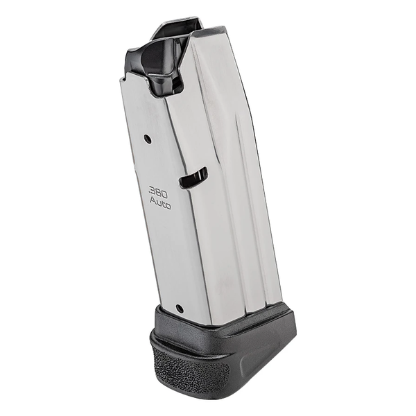 SPRINGFIELD_.380_11-RDS_HELLCAT_ACO-INOX_SILVER_HC5311_SPRINGFIELD CARREGADOR 11 TIROS, CALIBRE .380 ACP, SPRINGFIELD, HELLCAT, AÇO INOX, PRETO, SPRINGFIELD, HC5311, USA - Imagem 1