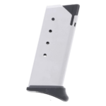 CARREGADOR 5 TIROS, CALIBRE .45 ACP, SPRINGFIELD, XD-S, C/ BASE ALONGADA, AÇO INOX, SILVER, SPRINGFIELD, XDS5005H, USA