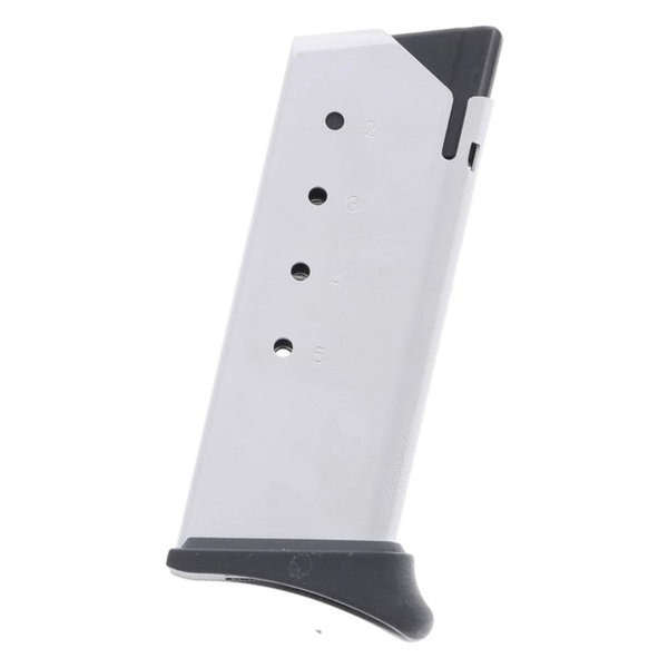 SPRINGFIELD_.45_5-RDS_XD-S-BASE-ALONGADA_ACO-INOX_SILVER_XDS5005H_SPRINGFIELD CARREGADOR 5 TIROS, CALIBRE .45 ACP, SPRINGFIELD, XD-S, C/ BASE ALONGADA, AÇO INOX, SILVER, SPRINGFIELD, XDS5005H, USA - Imagem 1