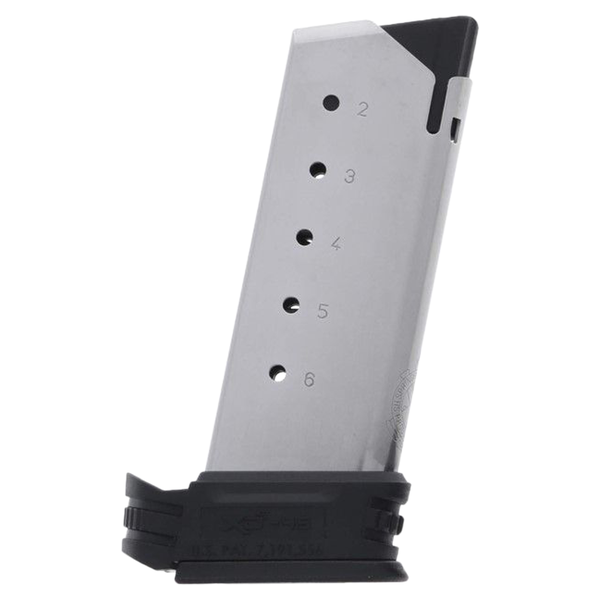 SPRINGFIELD_.45_6-RDS_XD-S_ACO-INOX_SILVER_XDS5006_SPRINGFIELD_1 CARREGADOR 6 TIROS, CALIBRE .45 ACP, SPRINGFIELD, XD-S, AÇO INOX, SILVER, SPRINGFIELD, XDS5006, USA - Imagem 1