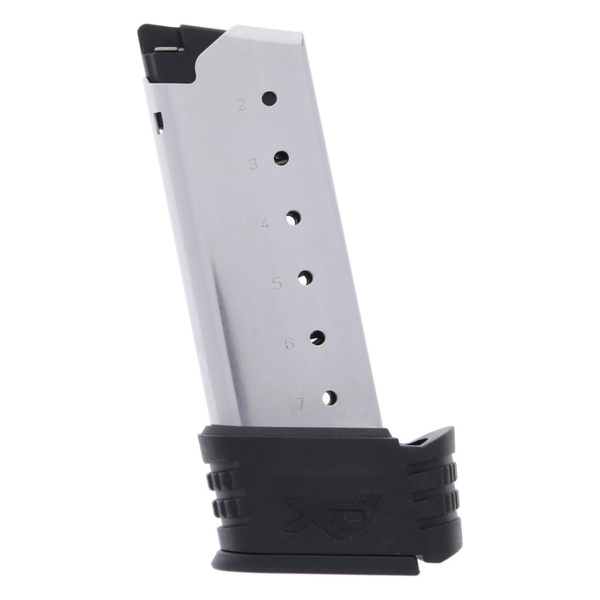SPRINGFIELD_.45_7-RDS_XD-S_ACO-INOX_SILVER_XDS50071_SPRINGFIELD_1 CARREGADOR 7 TIROS, CALIBRE .45 ACP, SPRINGFIELD, XD-S, AÇO INOX, SILVER, SPRINGFIELD, XDS50071, USA - Imagem 1