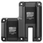 SUPORTE MAGNÉTICO PARA ARMA CURTA E CARREGADOR, POLIMERO, PRETO, OEM, MHMM-01