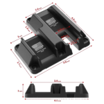 SUPORTE MAGNÉTICO PARA ARMA CURTA E CARREGADOR, POLIMERO, PRETO, OEM, MHMM-01 - Imagem 3