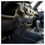 SUPORTE MAGNÉTICO PARA ARMA CURTA, POLIMERO, PRETO, OEM, MHM-01 - Imagem 4