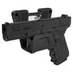 SUPORTE MAGNÉTICO PARA ARMA CURTA C/ PROTEÇÃO DO GATILHO, POLIMERO, PRETO, OEM, MHMS-01 - Imagem 2