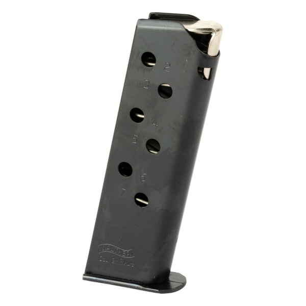 WALTHER_.380_7-RDS_PPK-S_METAL_PRETO_2246028_WALTHER CARREGADOR 7 TIROS, CALIBRE .380 ACP, WALTHER, PPK/S, METAL, PRETO, WALTHER, 2246028, USA - Imagem 1