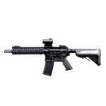 RIFLE AIRSOFT DANIEL DEFENSE MK18 SEMI/FULL AUTO GBB BLACK 6mmProShop/GOLDEN EAGLE - GR-6MM-MC6593M - LICENCIADO DANIEL DEFENSE - Imagem 4