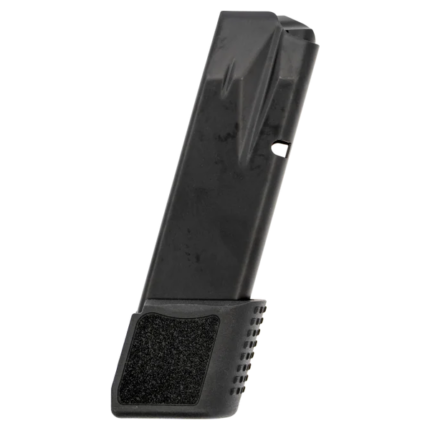 CARREGADOR 17 TIROS, CALIBRE 9MM, CANIK, TP9 ELITE SC, METAL, PRETO, CANIK, MA904, TURQUIA, COM EXTENSAO DE PEGADA