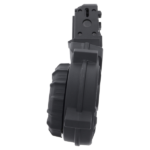 CARREGADOR 50 TIROS, DRUM, CALIBRE 9MM, CZ, SCORPION EVO, POLIMERO, PRETO, PROMAG, DRM-A22, USA - Imagem 2