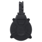 CARREGADOR 50 TIROS, DRUM, CALIBRE 9MM, CZ, SCORPION EVO, POLIMERO, PRETO, PROMAG, DRM-A22, USA - Imagem 3