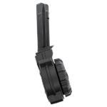 CARREGADOR 50 TIROS, DRUM, CALIBRE 9MM, H&K, VP9 / P30, METAL/POLIMERO, PRETO, PROMAG, DRM-A61, USA - Imagem 2