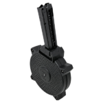 CARREGADOR 52 TIROS, DRUM, CALIBRE .22Lr, TAURUS, TX22, POLIMERO, PRETO, PROMAG, DRM-A127, USA