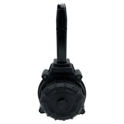 CARREGADOR 50 TIROS, DRUM, CALIBRE 9MM, TAURUS, PT92 / PT99, METAL/POLIMERO, PRETO, PROMAG, DRM-A72, USA